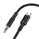 Аудіокабель Borofone BL25B Nice Type-C – AUX 3.5 мм 1 м чорний - изображение 4