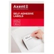Етикетки з клейким шаром, 38,1*21,2 - 65шт/л Axent (262489) - зображення 1
