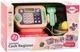 Kasa fiskalna LeanToys nauka liczenia z efektami 31 elementów Różowa 628233 (5905991015031) - obraz 1