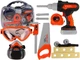 Zestaw narzędzi LeanToys majsterkowicz w walizce na baterie 14 elementów 548545 (5905323217058) - obraz 2
