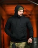 Худі Trenash з принтом Козацькому Роду Нема Переводу чорне розмір L - зображення 1