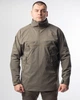 Анорак R-Military Storm на флісі з прихованим капюшоном олива розмір 4XL - изображение 1