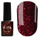Гель-лак для нігтів Kira Nails Red Hot Kira Peppers №005 вишневий з малиновими блискітками 6 мл - изображение 1