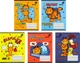 Набір зошитів Kite Garfield Retro Classic 12 аркушів у лінію 25 шт (GF26-234) - зображення 1