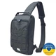 Рюкзак через одно плечо (слинг) Derby 012602 Sling Black — Мужской однолямочный городской рюкзак, Cordura 500D черный - изображение 1