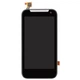 Дисплей для HTC Desire 310 Dual Sim чорний, 127 x 63 mm, з рамкою сріблястого кольору - зображення 2