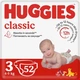 Підгузок Huggies Classic 3 (4-9кг) Jumbo 52 шт (5029053579788) - зображення 1