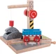 Дерев'яна траса Bigjigs Toys Гравійний кран 2999505 (691621092538) - зображення 2