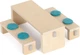 Zestaw mebli kuchennych Small Foot do domku dla lalek 9 elementów 5410981 (4020972126290) - obraz 4