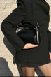 Сумка женская с логотипом JW PEI Carmen Black Handle Bag Черный - изображение 6