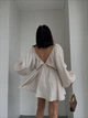 Жіноча сукня oversize з креп жатки вільного крою бежевий ONE SIZE ST1061 - зображення 2