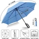 Складной зонт V&V Travel Sky-blue Автомат (umb-75Lghtblue) - изображение 3