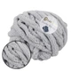 Lady Yarn Chunky Blanket, Светло-серый SL1013 - толстая плюшевая пряжа Чанки Бланкет, 300 г / 33 м, 100% микрополиэстер, для пледов и объемных изделий - изображение 1