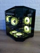 Ігровий ПК Qube Crystal Tower / Intel Core i5-10400F (6 (12) ядер по 2.9 - 4.3 GHz) / 16 GB DDR4 / 512 GB SSD M.2 / AMD Radeon RX 5700 XT, 8 GB GDDR6, 256-bit / 600W б/в + Подарунок Ігрова мишка + кабель живлення + кабель HDMI - зображення 2