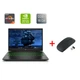 Ігровий ноутбук HP Pavilion Gaming 15-ec0013dx / 15.6" (1920x1080) IPS / AMD Ryzen 5 3550H (4 (8) ядра по 2.1 - 3.7 GHz) / 16 GB DDR4 / 512 GB SSD / nVidia GeForce GTX 1050, 3 GB GDDR5, 96-bit / WebCam / HDMI / Windows 10 б/в + Подарунок Миша USB - зображення 1