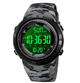 Мужские часы SKMEI 2070 30M 2Time Chrono Alarm Countdown Camo - изображение 2