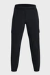 Чоловічі чорні спортивні штани UA Stretch Woven Cargo Pants Under Armour S 1380358-001 - изображение 6