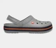 Крокси сабо чоловічі Crocs Crocband Light Grey/Navy 38 сірі - изображение 4