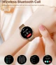 Женские Умные Часы Уотч Черный Резиновый Браслет Фитнес-функции Amoled Uwatch (387804) - изображение 9