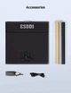 Фотобокс ESDDI 24" / 60х60х60 см / 156 LED / 17000 Lm / CRI 95 / 5500K / Черный-Белый Б/В - изображение 9
