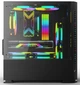 Корпус 2E Gaming CALLEO Black, без БЖ, Mini Tower, для Micro ATX / Mini ITX, 2xUSB 2.0, 1xUSB 3.0, 4x120 ARGB Fan, бічна панель із загартованого скла (2E-GB700) - зображення 5