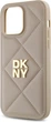 Etui plecki DKNY Quilted Stack Logo do Apple iPhone 14 Pro Max Beige (DKHCP14XPQDSLE) - obraz 6