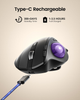 Эргономичная мышь с трекболом ProtoArc EM01 NL: Bluetooth/2.4G, регулируемый наклон 0-20°, аккумуляторная, Multi-device - изображение 8