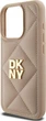Etui plecki DKNY Quilted Stack Logo do Apple iPhone 15 Pro Beige (DKHCP15LPQDSLE) - obraz 6