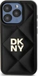 Панель DKNY Quilted Stack Logo для Apple iPhone 15 Pro Black (DKHCP15LPQDSLK) - зображення 3
