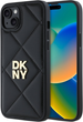 Панель DKNY Quilted Stack Logo для Apple iPhone 15 Plus Black (DKHCP15MPQDSLK) - зображення 1