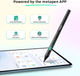 Стилус Metapen D1 iPad Pencil для Apple iPad 10/9, эргономичная ручка и управление приложениями Черный - изображение 4