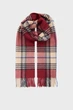 Чоловічий клітковий шарф WOOL CHECKED SCARF Gant OS 9920249 - зображення 1