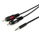 Кабель Audio mini-jack(M) - > 2 RCA (M) пакет, довжина 1,8 м. - зображення 1