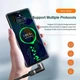 Магнітний адаптер 120W Type C – USBC кут 90 градусів з конектором Швидка зарядка PD Передача даних (BLACK) - зображення 5