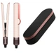 Фен-выпрямитель Airstrait Rose Gold Pink с кейсом – выравнивание волос без перегрева - изображение 10