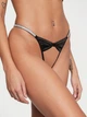 Комплект белья Victoria's Secret Shine Bow - S - M - Черный - изображение 3