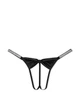 Комплект белья Victoria's Secret Shine Bow - S - M - Черный - изображение 5