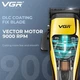Машинка для стрижки VGR V-015 аккумуляторная беспроводная профессиональная 6 насадок - изображение 4