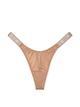 Трусики тонг Shine Strap Thong Panty - S - Бежевый - изображение 3