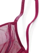 Комплект білизни Victoria's Secret Sheer Shine Unlined Low-Cut Demi Bra - 34C - XS - Бордо - зображення 8