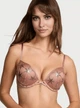 Комплект белья Victoria's Secret Bombshell Add-2-Cups Stardust Embroidery - 36B - M - Бежевый - изображение 2