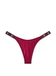 Трусики тонг Shine Strap Thong Panty - S - Бордо - изображение 3