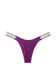 Комплект білизни Victoria's Secret Bombshell Add-2-Cups Double Shine Strap Push-Up Bra - 34C - M - Фіолетовий - зображення 6