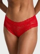 Мереживні трусики Victoria's Secret Lace Cheeky Panty-Червоний-M - зображення 2
