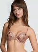 Комплект белья Victoria's Secret Stardust Embroidery Push-Up Bra - 34B - S - Бежевый - изображение 2
