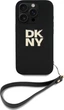 Панель DKNY Wrist Strap Stock Logo для Apple iPhone 16 Pro Black (DKHCP16LPBSWSK) - зображення 2