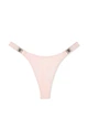 Трусики тонг Вікторія Сікрет Shine Strap Lace Thong Panty - M - Рожевий - зображення 4