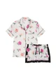 Пижама Victoria's Secret Satin Short Pajama Set - XS - Белый - изображение 3