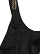 Комплект Victoria's Secret Bombshell Add-2-Cups Chain Strap Corset Top + Thong Panty - 32B - S - Черный - изображение 5