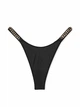 Комплект Victoria's Secret Bombshell Add-2-Cups Chain Strap Corset Top + Thong Panty - 32B - S - Черный - изображение 6